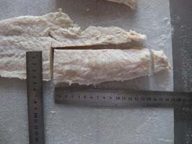 Cutting of Pacific Cod loin